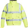 Blackrock Hi Vis Waterproof Bomber Jacket, Per uomo e donna, Giacca gialla, Cappotto, Utility & Safety, High Viz, Lavori edili, Idrorepellente, Certificato EN 20471 Classe 3, EN343 3:8