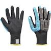 Honeywell Guanti resistenti all'acqua Rig Dog™ Knit 41-4438BL resistenti agli urti, palmo e dorso resistenti al taglio, calibro 18, lavorazione a maglia e immersione, taglia 7S (CONFEZIONE DA 6 paia)