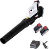 IKRA soffiafoglie assiale ICB 20, ergonomico, compatto, leggero, incl. 2 batterie 20V, caricabatterie rapido