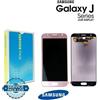 SAMSUNG DISPLAY+TOUCH SCREEN ORIGINALE SAMSUNG J3 2017 SM-J330 SCHERMO VETRO PINK ROSA