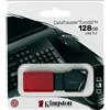 KINGSTON FLASH DRIVE KINGSTON USB 3.0 128GB "EXODIAM"- USB3.2 - DTXM/128GB - NERO+ROSSO