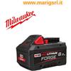Milwaukee Batteria originale Milwaukee M18 FORGE 8.0 Ah 18V M18 RED Lithium + autonomia