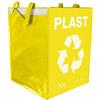 SIXTOL SORT EASY PLASTIC | Borsa Gialla per Raccolta Differenziata Plastica 36 L 30x30x40 cm | Compatibile con Sistema di Smistamento Rifiuti