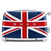 Smeg Tostapane Union Jack Originale 19.8Dx32.5Wx19H Design Retrò 100V Presa T...