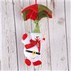 Paracadute natalizio da appendere, ornamento a tema Babbo Natale, ciondolo