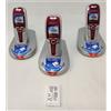 Telecom Telefono Cordless Telecom Aladino Slim 4 Vivavoce Rubrica Rosso Trio