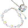 1 set di collana di zollette di zucchero colorate e kit di catene a mano con