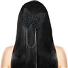 Fermaglio per capelli con nappa lunga Clip per artiglio per capelli con nappa a