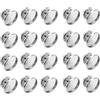 20 Cabochon Distintivi Basi Spilla Con Base Rotonda 12-16mm