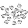 20 Cabochon Distintivi Basi Spilla Con Base Rotonda 12-16mm
