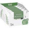 LILLYDOO Salviettine naturali LILLYDOO, 300 pz, delicate sulla pelle | Tessuto 100% senza plastica, zero profumi: la scelta delicata per la cura quotidiana del tuo bambino.