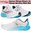 Saucony Chicago Kinvara 16 Chicago Marathon bianco blu taglia uomo