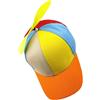 Divertente cappello a elica colorato berretto da baseball per campeggio