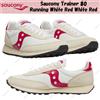 Saucony Trainer 80 Running Bianco Rosso Bianco Rosso Taglia Uomo