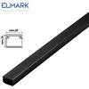 ELMARK CANALINA ELETTRICA COPRIFILI PASSAFILI COLORATA NERO OPACO mm.25X16 CF.20 MT