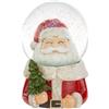 Subitodisponibile Palla di neve Boule de neige CARILLON babbo natale resina 10x14 cm 1EUS