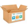 IDL Packaging Piccole scatole di spedizione ondulate, 40,6 cm di lunghezza x 25,4 cm di larghezza x 20,3 cm di altezza (confezione da 5) - Ottima scelta di scatole di imballaggio robuste per USPS,