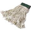 Rubbermaid Commercial Products D212WHI Super Stitch Looped-End Blend White Mop - Medium