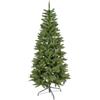 Lotti Albero Natale addobbato SLIM Verde (PVC e PE - H180 D86 cm) 300 luci - LED 7989