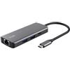 Trust Lettori di Memorie e Dock Station Dalyx USB tipo-C 1000 Mbit/s Argento