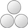 3 Pcs Specchio Con Ventose Trucco Ventosa Per Il Ingrandimento Portatile