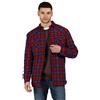 Regatta Tavior - Camicia a Quadri a Maniche Lunghe, da Uomo, in Cotone Traspirante, con Fodera in Poliestere, da Uomo, Uomo, Maglie, RMS143, Rosso Classico, M