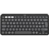 Logitech tastiera senza fili Pebble Keys 2 K380s QWERTY Italiano Grafite