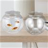 Boccia Per Pesci Vaschetta Rossi Acquario Decorativo Ciotole in Plastica