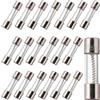 BOJACK T2.5AL250V 5x20mm 2.5A 250V Fusibili vetro soffiato lento 2.5 Ampere 250 Volt