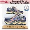 Saucony Grid Aura X Running Blu Viola Multi S70902-1 Taglia Uomo