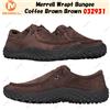 Merrell Wrapt Bungee Coffee Brown Brown 032931 taglia uomo