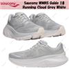 Saucony WMNS Guide 18 Running Cloud Grigio Bianco Taglia Donna