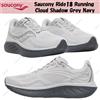 Saucony Ride18 Running Cloud Shadow Grey Navy taglia da uomo