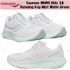 Saucony WMNS Ride 18 Running Fog Mist bianco verde taglia donna