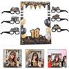 Sfondo Per Il 18° Compleanno La Fotografia Di Feste Cornice Anni Selfie Frame