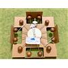 George Nelson Orologio da parete George Nelson Ball colore marrone riprodotto design mobili...