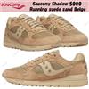 Saucony Shadow 5000 Running scamosciato sabbia beige taglia uomo