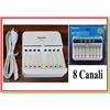 Panasonic Caricabatterie per Pile Ricaricabili PANASONIC ENELOOP BQ-CC63E x NiMH AA e AAA