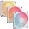 Corsair Ventola iCUE LINK LX120-R RGB 12 cm Bianco 3 pz con 18 LED