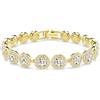 Swarovski Set Collana Bracciale e Orecchini Swarovski Angelic Dorato 5750619 necklace