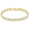 Swarovski Bracciale Swarovski Una Angelic 5749386 Bracelet Donna Oro Dorato Cristalli