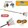 Lisam Pettine elettrico a batteria 12V LISAM SWING abbacchiatore olive cavo + omaggi