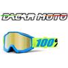 100% MASCHERINA OCCHIALI 100%ACCURI OFF ROAD MOTO CROSS ENDURO LENTI SPECCHIO+NEUTRAL