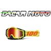 100% MASCHERINA OCCHIALI 100% RACECRAFT OFFROAD MOTO CROSS LENTI SPECCHIO+NEUTRAL