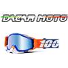 100% MASCHERINA OCCHIALI 100% RACECRAFT OFF ROAD MOTO CROSS LENTI SPECCHIO+NEUTRAL