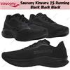 Saucony Kinvara 15 Running Nero Nero Taglia Uomo