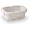 LACOR - 64651 - Ceram Cream Container, Ceramica, 650 ml, Adatto al microonde, Adatto al forno, 100% ermetico, Senza piombo, cadmio e nichel, Sistema ClipLock