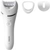Philips Epilatore Wet & Dry per gambe e corpo con 32 pinzette e ricarica rapida