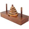Senza marchio Torre di Hanoi in Legno Puzzle Game Brain Teaser Gioco Educativo con per Bambini