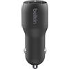 Belkin Caricabatterie Auto Boost ↑ Charge 24W 2 Porte USB Nero